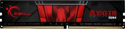 RAM Memorje G.Skill Aegis F4-3200C16S-16GIS 16GB DDR4 3200MHz CL16 UDIMM, zi/kuqe