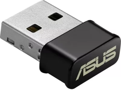 Adapter Wi‑Fi USB, Asus USB-AC53 Nano, AC1200 dual-band, MU-MIMO, zi/gri