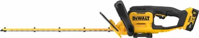 Gërshërë akumulatorike për gardh Dewalt DCMHT562P1 18V XR, 55 cm, 19 mm, set 1x 5Ah + karikues, verdhë/zezë