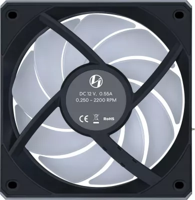 Ventilator për kasë Lian Li UNI FAN CL Wireless 120mm ARGB PWM (12CL1W1B) i zi, 1 copë