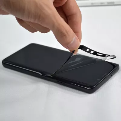 Mbrojtës ekrani Hurtel 3D Edge Nano Flexi Glass Hybrid me kornizë për Xiaomi Mi 11, transparent
