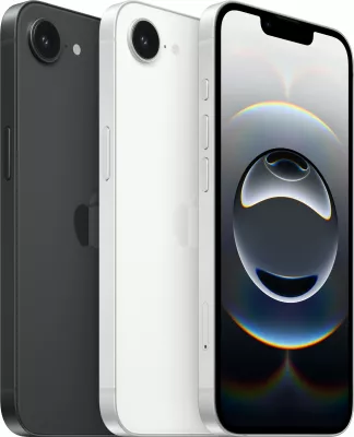 Apple iPhone 16e, 6.1", 128 GB, iOS 18, Black