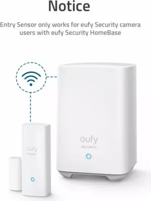 sensor dere dhe dritare Anker Eufy Security T89000D4, jetë baterie deri 2 vjet, i bardhë, set 2 copë