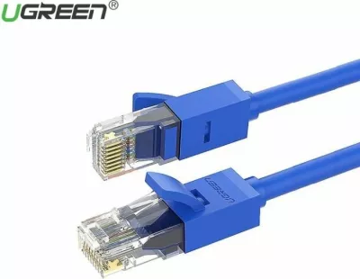 Kabllo LAN UTP Cat 6 UGREEN 11203 3m, blu, polybag