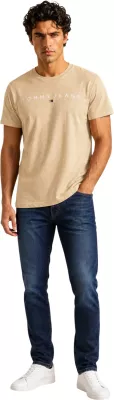 Maicë për meshkuj Tommy Hilfiger Jeans TJM REG LINEAR LOGO DM0DM20744, bezhë e errët [Madhësia: XXL]