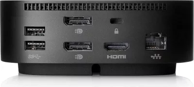 Stacion lidhës HP USB-C, i zi