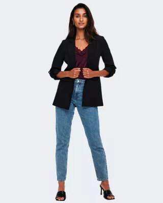 Blazer për femra Only ONLKAYLE-ORLEEN 15218743, i zi [Ngjyra: 34]
