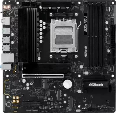 Pllakë amë ASRock B850M PRO-A Micro ATX DDR5 deri 256GB