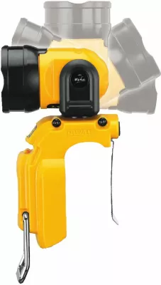 Dritë pune LED AKU DeWalt DCL510N, 10.8 V XR, kokë rrotulluese 180°, pa bateri dhe karikues, verdhë/zezë