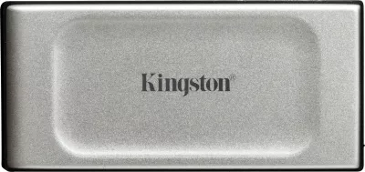 SSD portabël Kingston XS2000, 1 TB, USB Type-C, i zi, argjendtë
