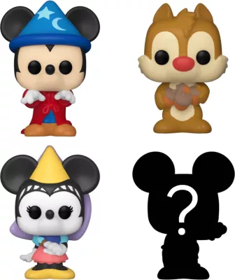Figurinë koleksionuese Funko Bitty Pop! Disney Sorcerer Mickey 2.5 cm 4-Pack