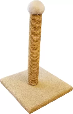 Shtyllë për gërvishtje për mace, krem, Hanah Home, Tırma L