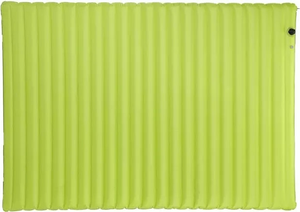 Dyshek me ajër dopio BRUNNER Alveo Double 0412028N 220x142 cm, me çantë, jeshile