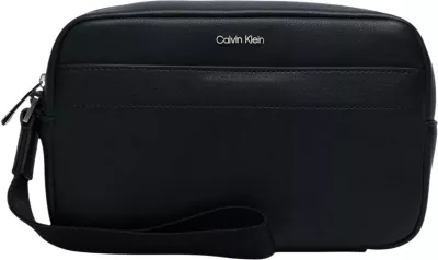 Çantë pouch për meshkuj Calvin Klein LV04D1277G, e zezë