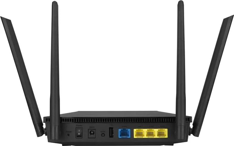 ASUS RT-AX53U wireless router Gigabit Ethernet Dual-band (2.4 GHz / 5 GHz) Black