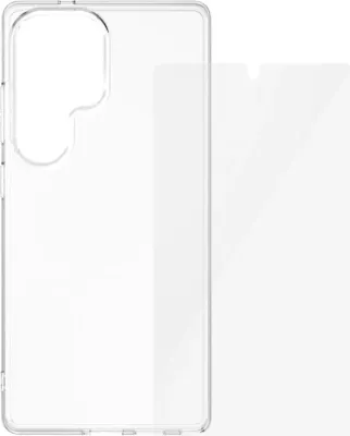 Mbështjellës + xham mbrojtës PanzerGlass CARE 2in1 për Samsung Galaxy S25 Ultra, Transparent