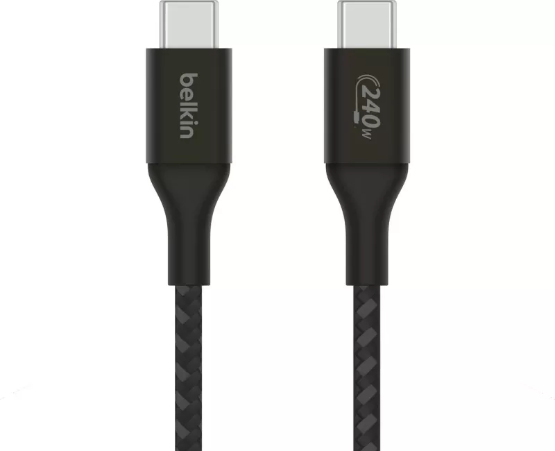 Kabllo USB-C Belkin CAB015bt2MBK, 2 m, USB 2.0, e zezë