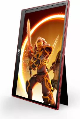 Monitor gaming AOC 16G3, 15.6 inç, Full HD, 144Hz, USB-C, Micro HDMI, i zi