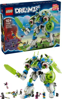 Set ndërtimi LEGO DREAMZzz 71485 Mateo dhe Z-Blob Mech Kalorësi, shumëngjyrësh