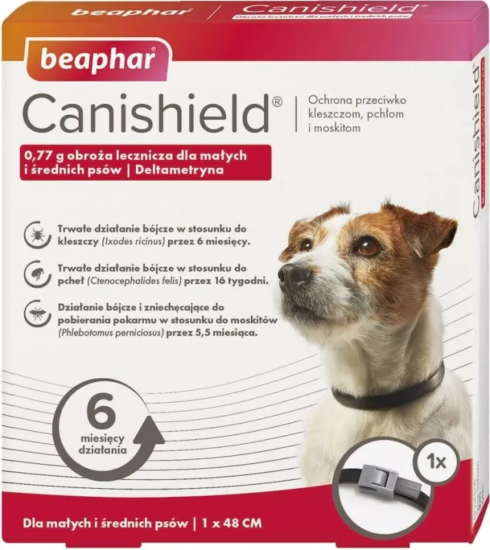 Qafore terapeutike për qen Beaphar Canishield S/M, 48 cm