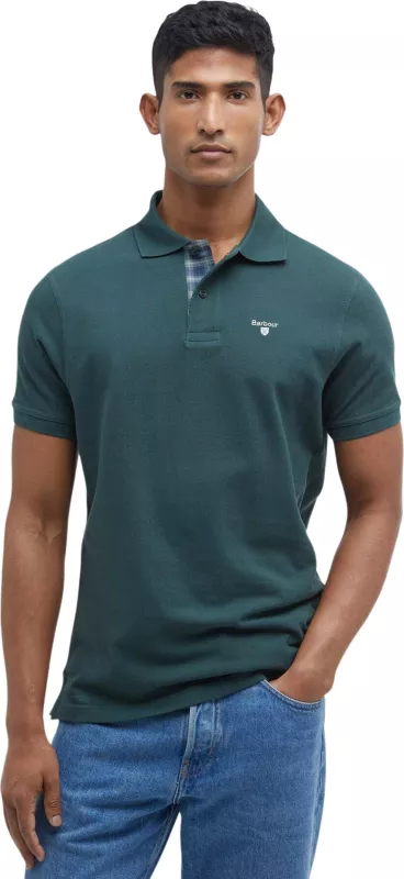 Maicë polo për meshkuj Barbour Tartan Pique MML0012, e gjelbër [Madhësia: S]