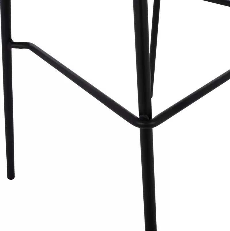Karrige për bar VINCENT FH8579.13, kadife jeshile dhe kornizë metalike, 56.5x47x106 cm., set prej 4 copë