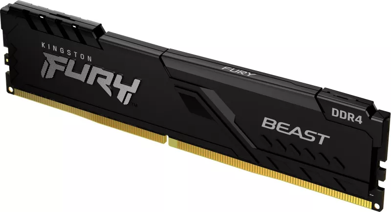 RAM Memorje Kingston FURY Beast 32GB (2 x 16GB) DDR4 3200MT/s CL16, e zezë
