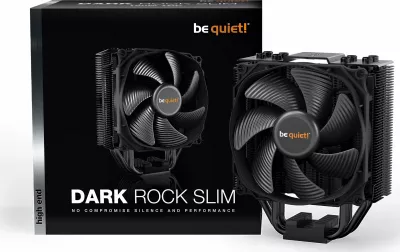Ftohës CPU be quiet! Dark Rock Slim BK024 120 mm PWM 180 W TDP i zi