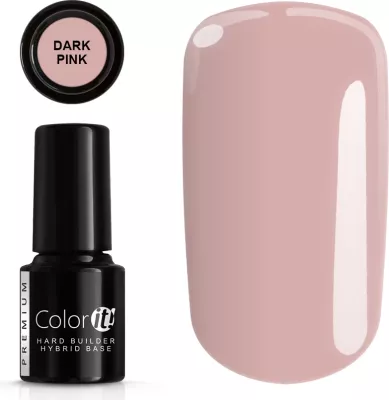 Bazë hibride për thonj Silcare Color It Premium Hard Builder Dark Pink 6g