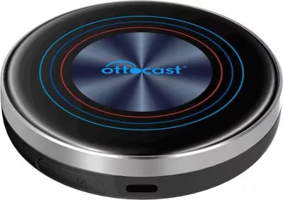 Adapter wireless Ottocast PCS46-BM OTTOAIBOX I3 për CarPlay/Android Auto, 64GB, i zi