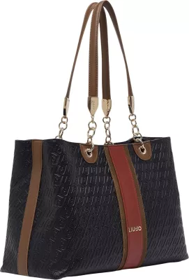 Çantë shopper për femra Liu Jo AF6104 E1141, e zezë