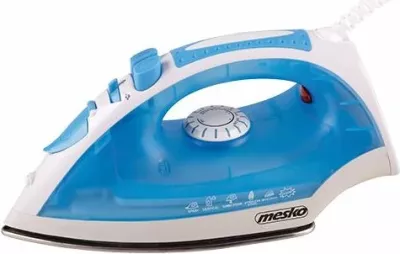 Hekur MESKO MS5023 2200 W me avull, kaltër/bardhë