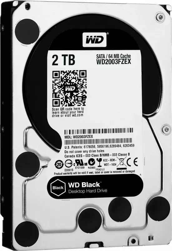 Hard disk Western Digital Black 3.5", 2 TB, 7200 RPM