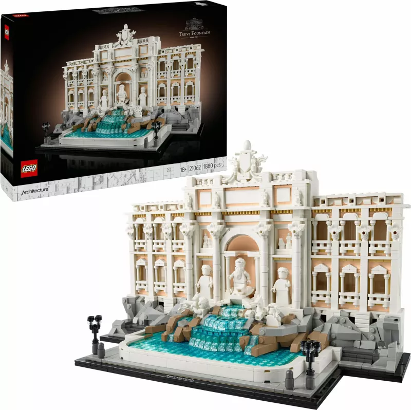 Set ndërtimi LEGO Trevi Fountain, 1880 copë, plastikë, shumëngjyrësh