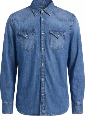 Këmishë për meshkuj Replay REGULAR M4023T.000.26C 10B, denim [Madhësia: XXXL]