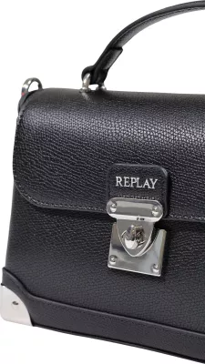 Çantë krahu Replay FW01A2.000.A7243S për femra, e zezë