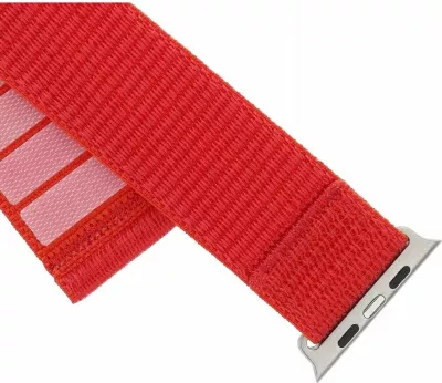 Rrip najloni sport për Apple Watch Fixed FIXNST2-436-RD 38/40/41mm, 160-210 mm, i kuq