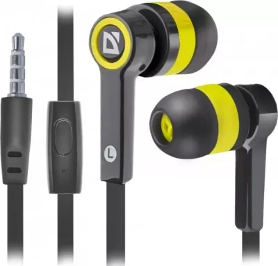 Kufje Defender Pulse 420, me kabllo, ngjyrë e zezë-verdhë