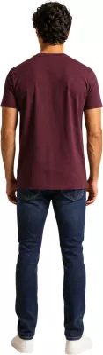 Maicë për meshkuj Tommy Hilfiger Jeans TJM Slim Linear Ches DM0DM21780, bordo [Madhësia: XL]