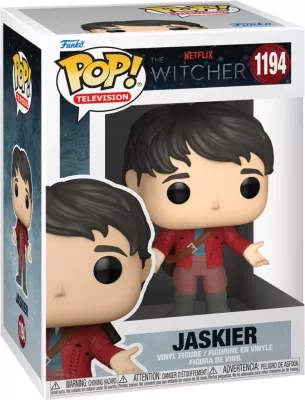Figurinë koleksionuese Funko Pop! TV Funko The Witcher Jaskier (Red Outfit), e kuqe