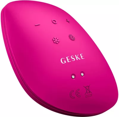 Masazhator fytyre Geske Sonic Warm & Cool Mask 9in1 me aplikacion, Magenta