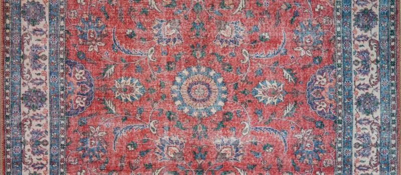 Qilim (230 x 330) Conceptum Hypnose, Blues Chenille - Rustic AL 84