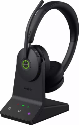 Kufje Yealink WH68 Teams, wireless, me bazë karikimi, e zezë