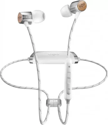 Kufje House of Marley Uplift 2 Bluetooth in-ear, deri 10 orë bateri, me mikrofon, Argjendtë