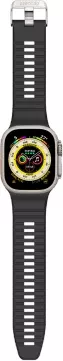 Rrip silikoni për Apple Watch Decoded Ultra Traction, i zi, 49/45/44/42 mm