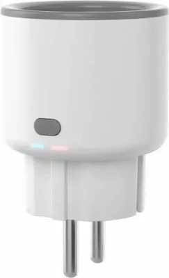 Prizë smart Wi‑Fi SONOFF S60TPF, matje e konsumit, 16A 4000W, Type E/F, e bardhë