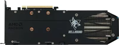 Kartelë grafike PowerColor RX 9060 XT Hellhound OC 8GB, e zezë
