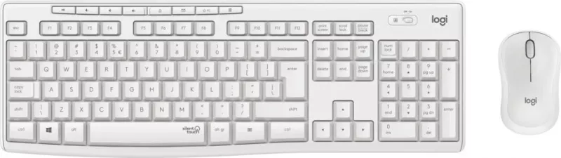 Set Tastierë + Maus Logitech MK295, e bardhë