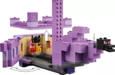 Set lodrash LEGO Minecraft 21264 Ender Dragon edhe End Ship