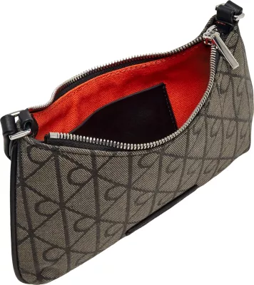 Çantë mini për femra Calvin Klein LV04F1164G, e zezë-bezhë